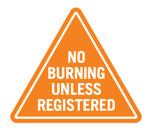 No Burning Unless Registered