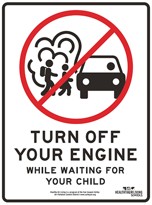 No Idling Sign